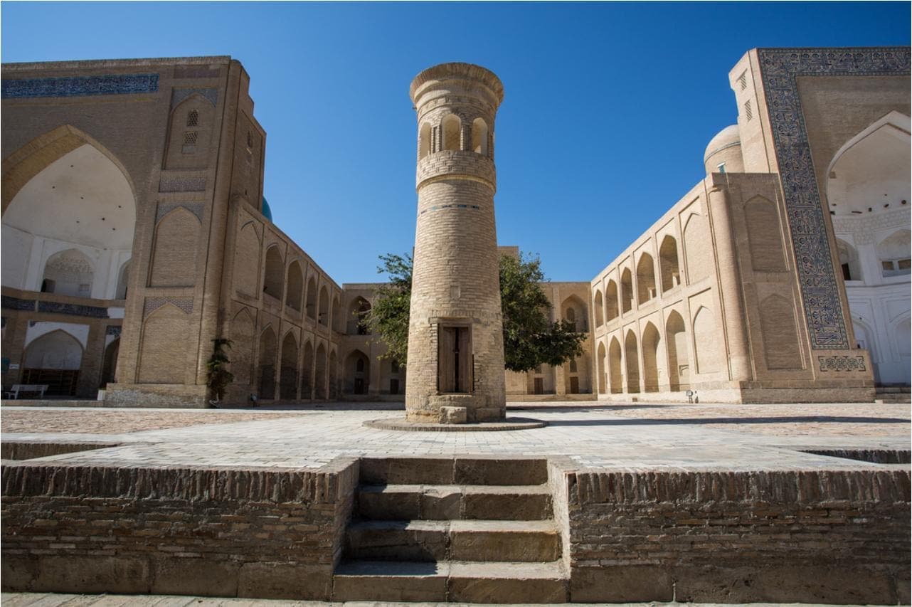 The courtyard of Chor-Bakr, where the mausoleum of Abu-Bakr Fazl stands